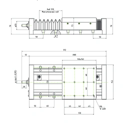 Модуль линейного перемещения PLLM-61H-10510