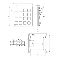 Промышленная клавиатура CT-KPS02-16TMM 6 124 руб. Промышленная клавиатура CT-KPS02-16TMM