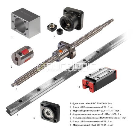 Набор механики PL1204B-282P2 фото