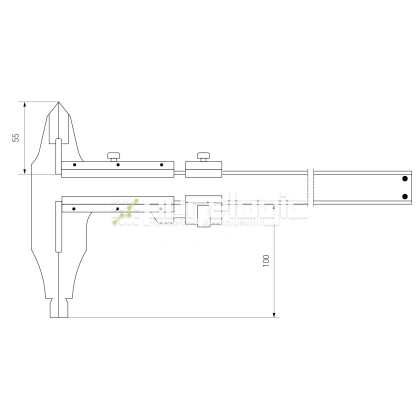 Штангенциркуль IIVC-500-5 10 711 Штангенциркуль IIVC-500-5 фото