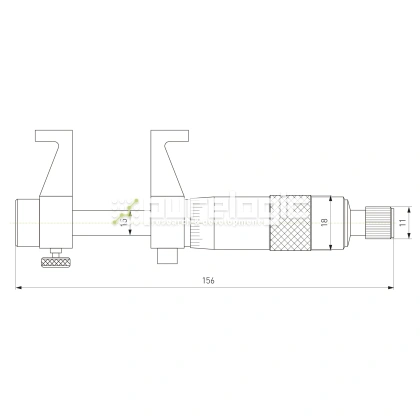 Микрометр внутренний IM-050 5 709 Микрометр внутренний IM-050 фото