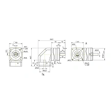 Редуктор планетарный угловой 90WPLF20K-19S 46 753 руб. Редуктор планетарный угловой 90WPLF20K-19S