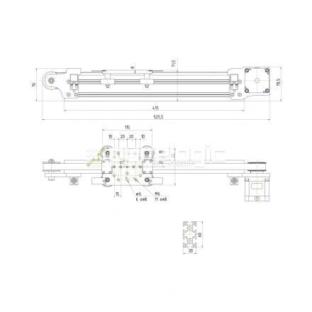 Комплект модуля перемещения PLLM-51-2 фото