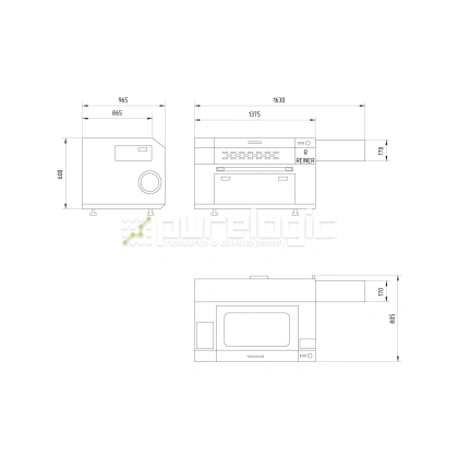 Лазерный станок REINER LH960-80W 319 690 Лазерный станок REINER LH960-80W фото