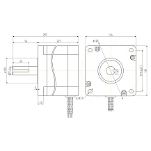 Двигатель шаговый PL130H227-D19 69 299 руб. Двигатель шаговый PL130H227-D19