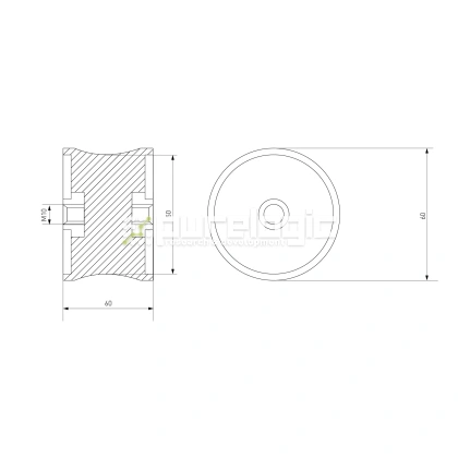 Виброопора GDD6060M10 фото