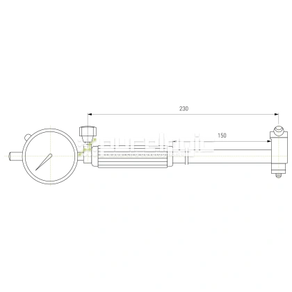 Нутромер циферблатный DBG-35-50 фото