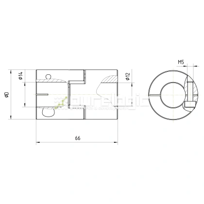 Муфта соединительная BF1-4066-14-12 фото