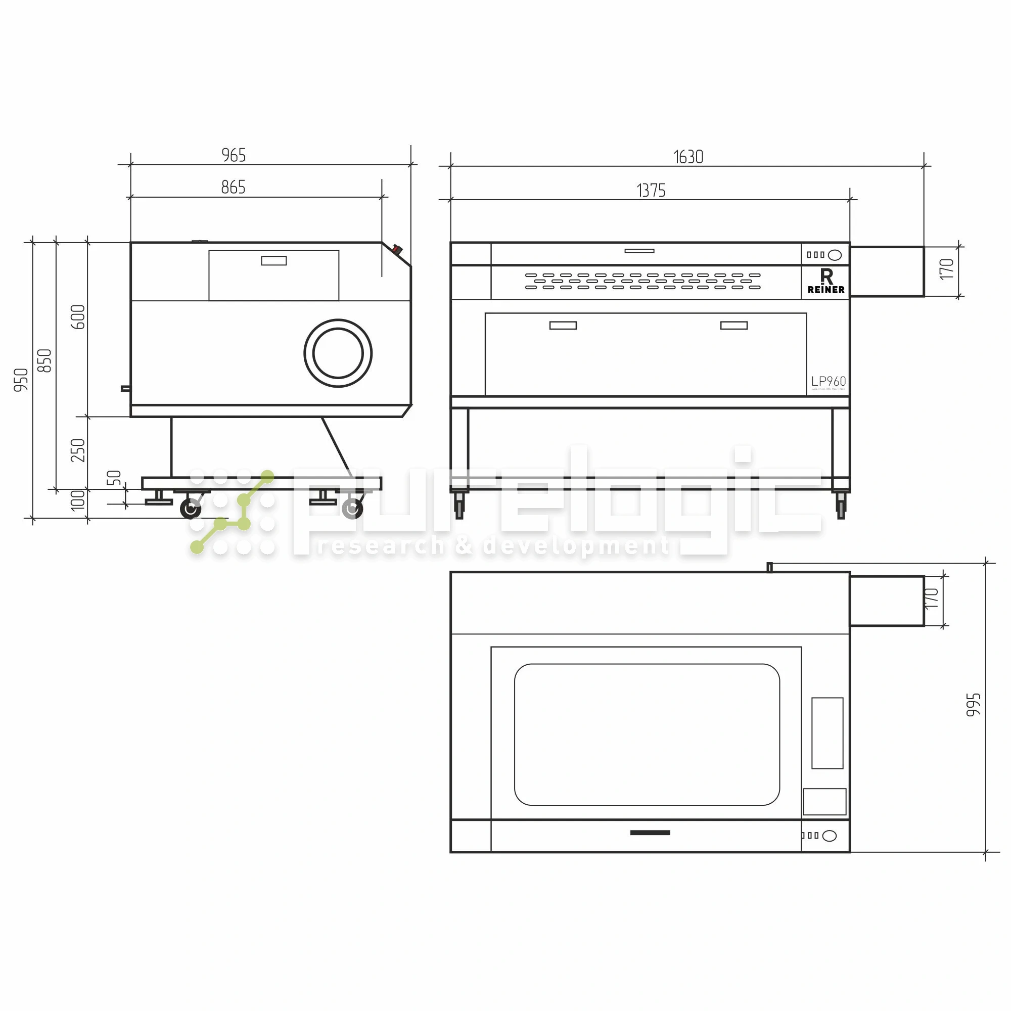 Лазерный станок REINER LP960-100W 561 663 Лазерный станок REINER LP960-100W фото