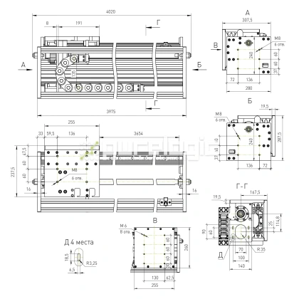 Модуль линейного перемещения PLLM-92L-3.6-1 фото