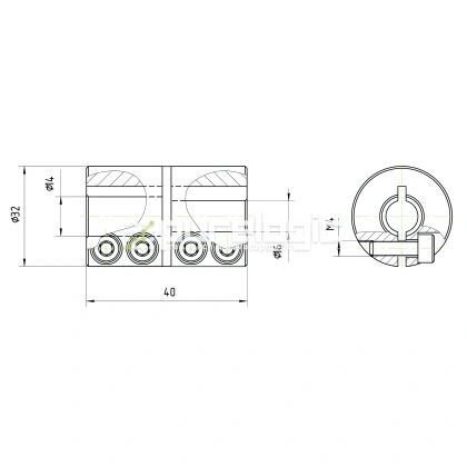 Муфта соединительная BA-3240-16-14 фото