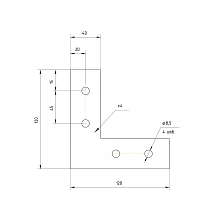 Косынка жесткости 45LB