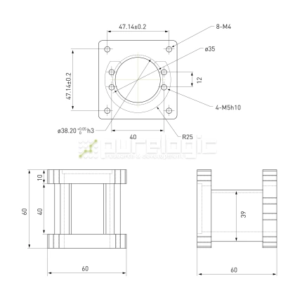 Кронштейн двигателя 57ZJ-60B фото