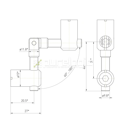 Пазовый соединитель 40MSD-B фото