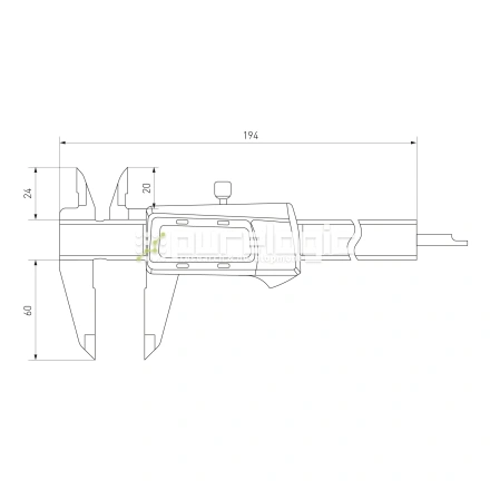 Штангенциркуль цифровой IDVC-300 фото