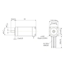 Двигатель шаговый биполярный 20CM003 3 617 руб. Двигатель шаговый биполярный 20CM003