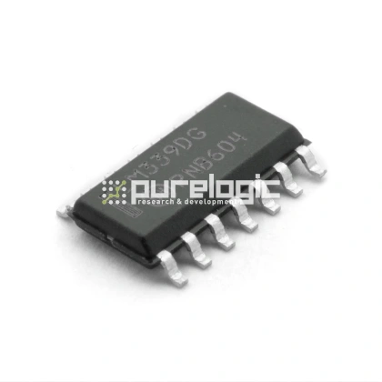 Микросхема LM339DG; Компаратор; SO-14; 4 канала фото