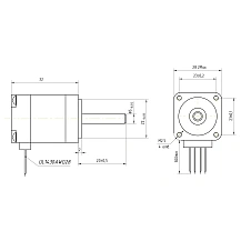 Двигатель шаговый FL28STH32-0674A 2 819 руб. Двигатель шаговый FL28STH32-0674A