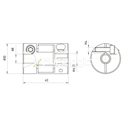 Муфта соединительная BF-30-6.35-8 фото