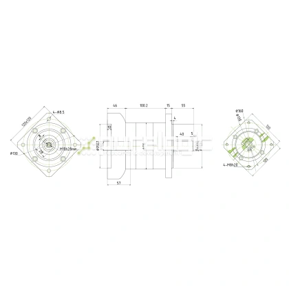 Редуктор планетарный 110PLF20K-19S-D25 фото