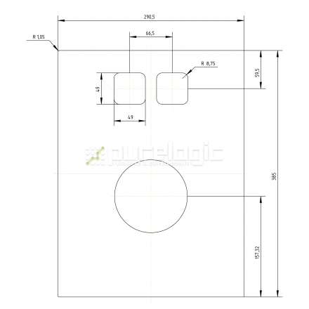 Промышленный трекбол CT-KM01-2 фото