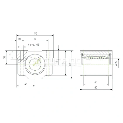 Модуль опорный SC35 фото