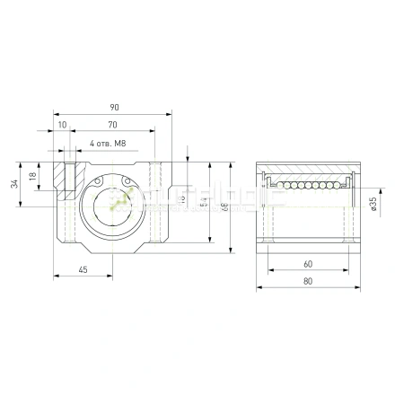 Модуль опорный SC35 фото