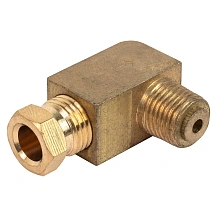 Штуцер угловой с обратным клапаном PL-6182