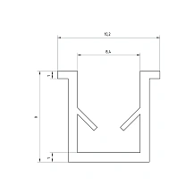 Уплотнитель пазовый UC8