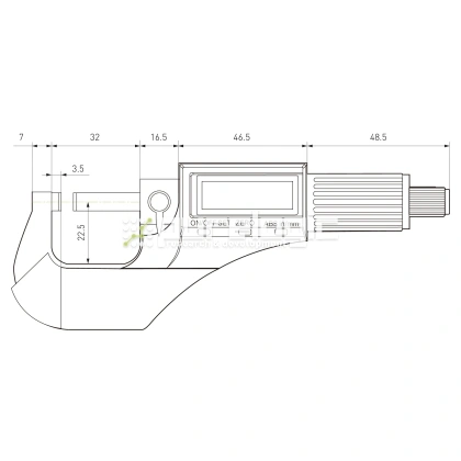 Микрометр цифровой PL5202-25 6 708 Микрометр цифровой PL5202-25 фото