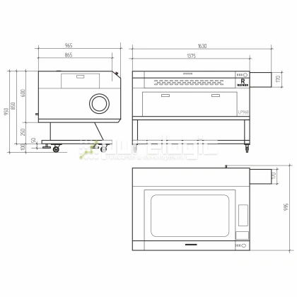 Лазерный станок REINER LP960-100W фото