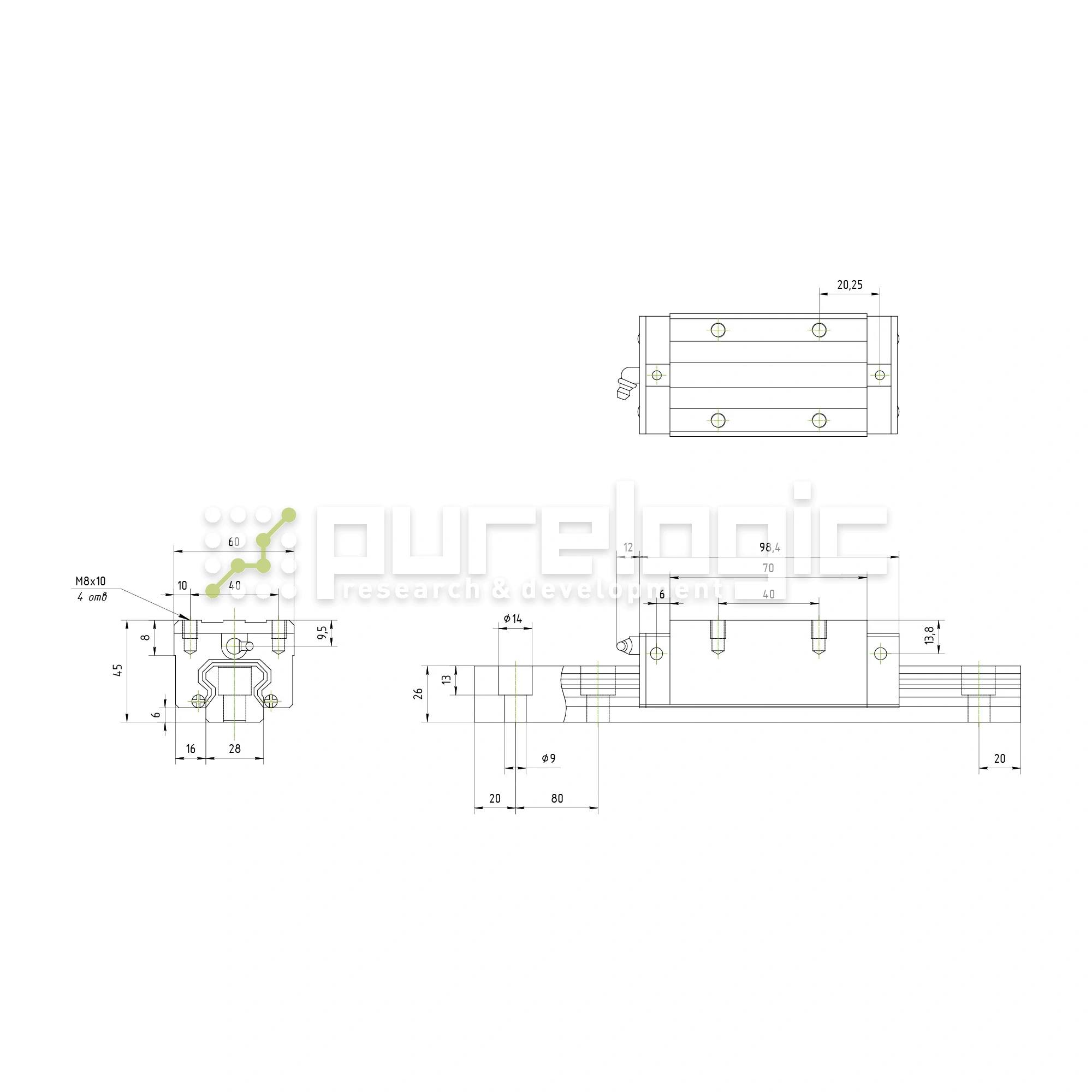 Модуль опорный HSAC GHH30CA 4 529 Модуль опорный HSAC GHH30CA фото