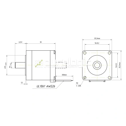 Двигатель шаговый FL20STH30-0604A фото