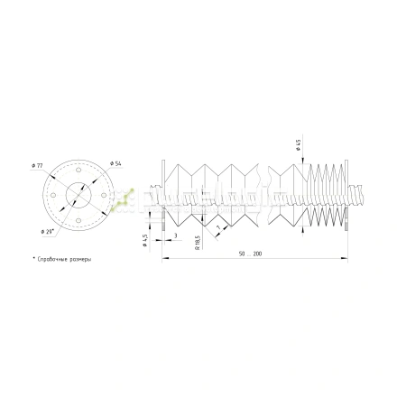 Гофрозащита DCV-B25-200 фото