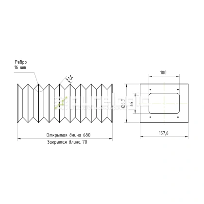 Гофрозащита DCV-T31-600 фото