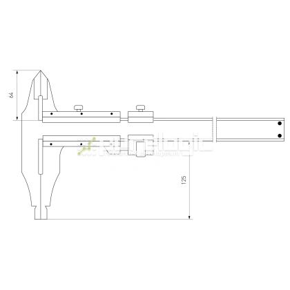 Штангенциркуль IIVC-1000-5 26 868 Штангенциркуль IIVC-1000-5 фото