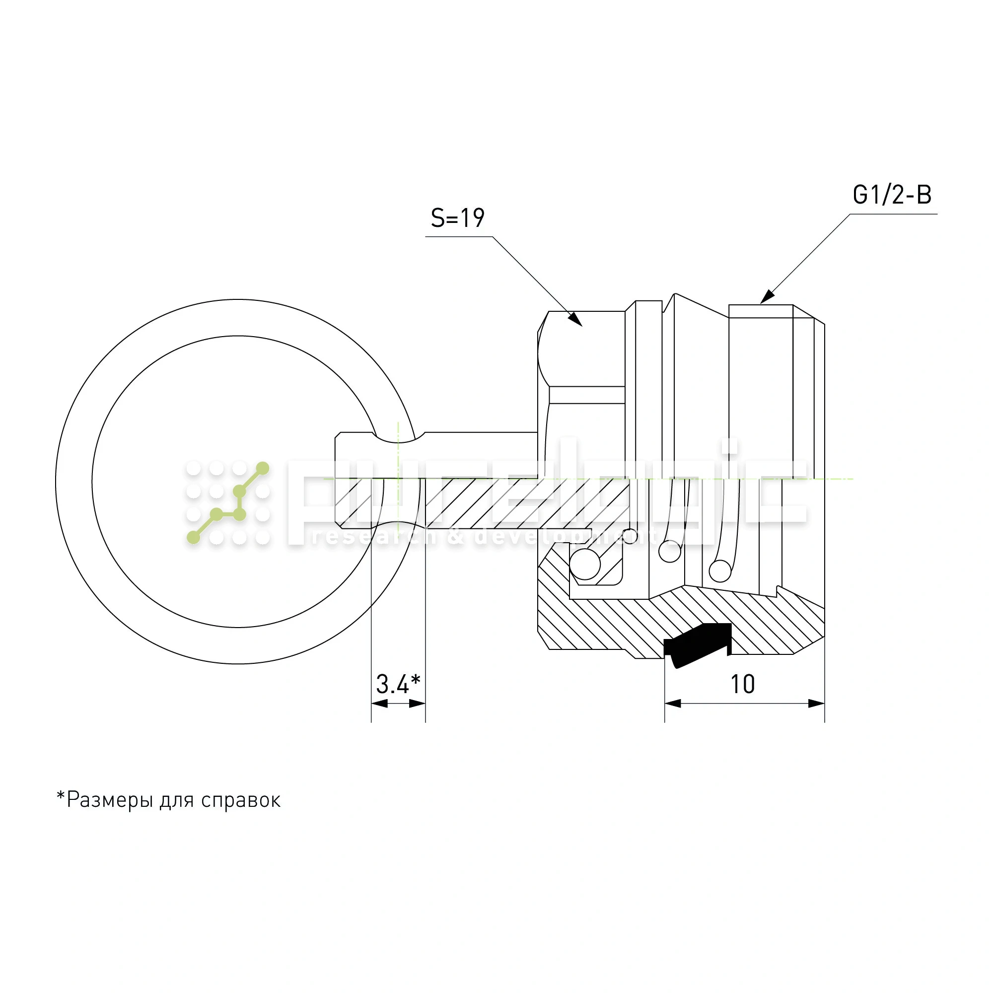 Клапан слива конденсата VDC-M22x1.5M01 320 Клапан слива конденсата VDC-M22x1.5M01 фото