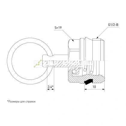 Клапан слива конденсата VDC-M22x1.5M01 320 Клапан слива конденсата VDC-M22x1.5M01 фото