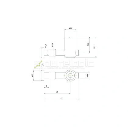 Пазовый соединитель 45MSW фото