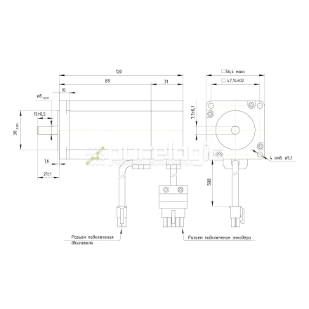 Серводвигатель PL57S0630-D8 фото