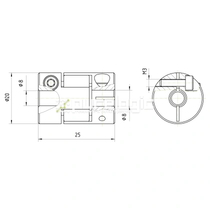Муфта соединительная BF-2025-8-8 фото