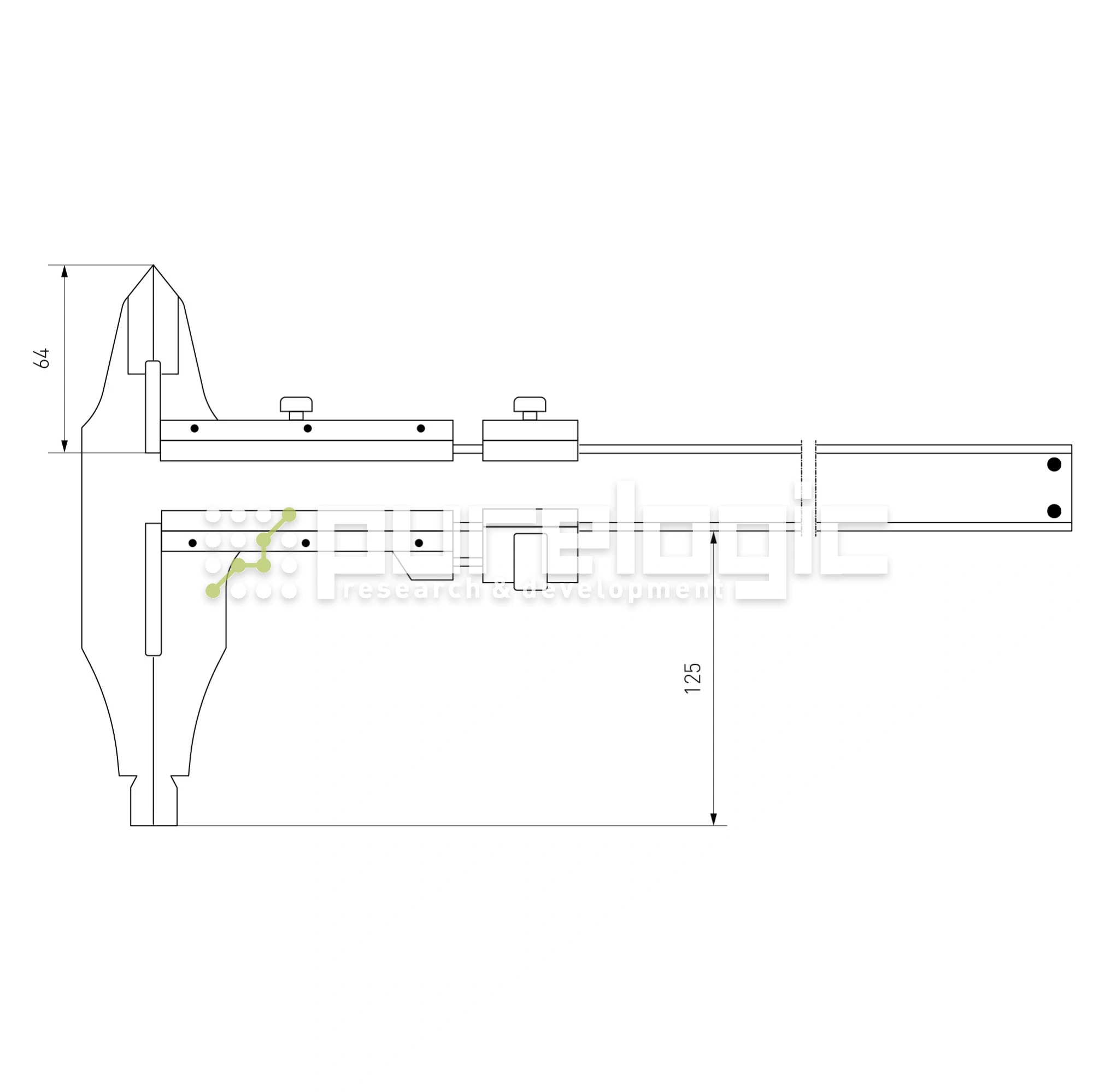 Штангенциркуль IIVC-800-5 26 868 Штангенциркуль IIVC-800-5 фото