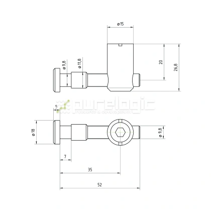 Пазовый соединитель 40MSW фото