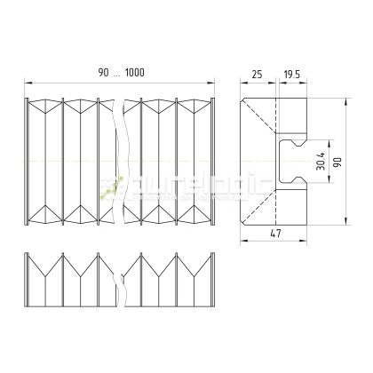 Гофрозащита DCV-H30-1000 фото
