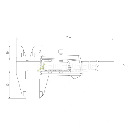 Штангенциркуль цифровой IDVC-150 фото