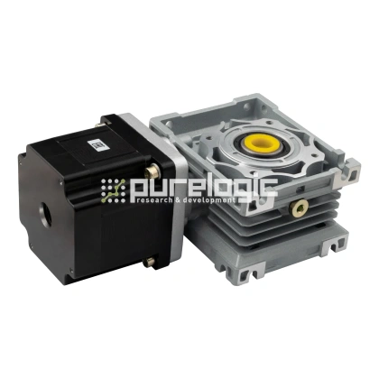 Двигатель шаговый с редуктором PL86H113-WG40-20 фото