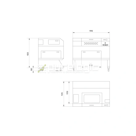 Лазерный станок REINER LP1490-100W фото