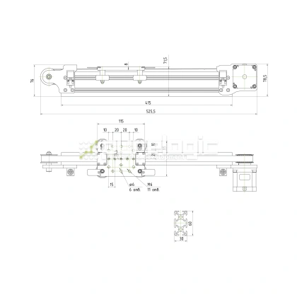 Комплект модуля перемещения PLLM-51-2 фото