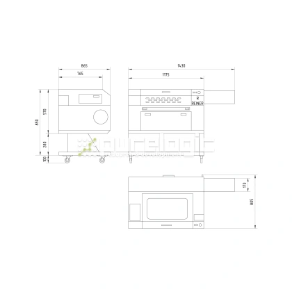 Лазерный станок REINER LP960-100W 561 663 Лазерный станок REINER LP960-100W фото