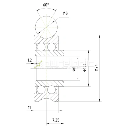 Опорный ролик SG20 фото